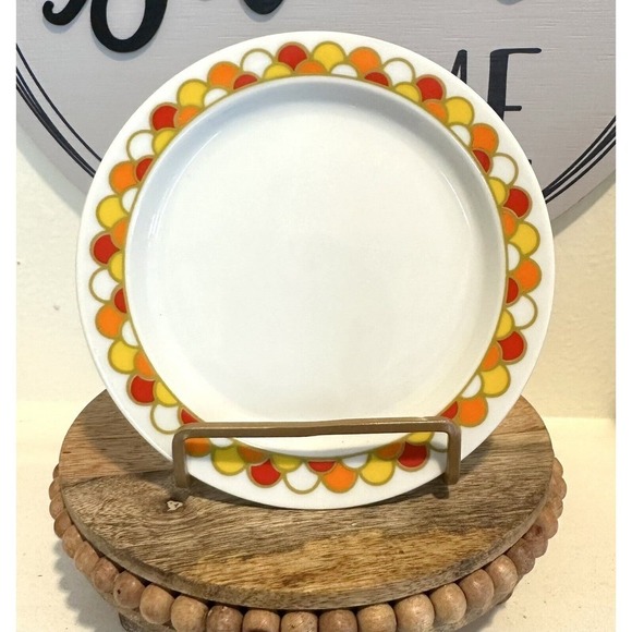 Vintage George Briard Carousel Bread & Butter Appetizer Plates MCM Replacement - Picture 1 of 2